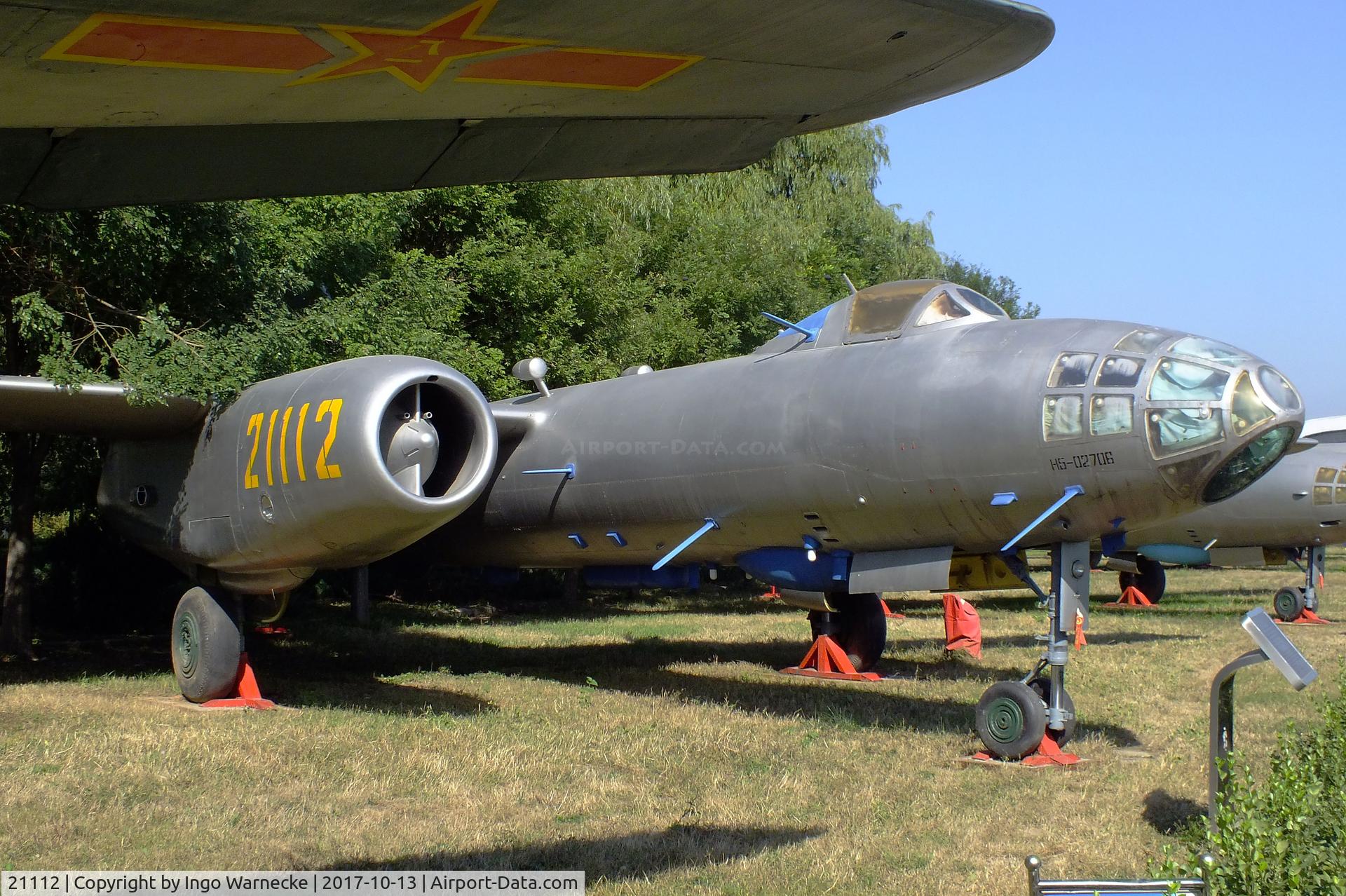 21112, Harbin EB-5 C/N H502706, Harbin HD-5 (chinese version of Il-28) BEAGLE electronic warfare aircraft at the China Aviation Museum Datangshan