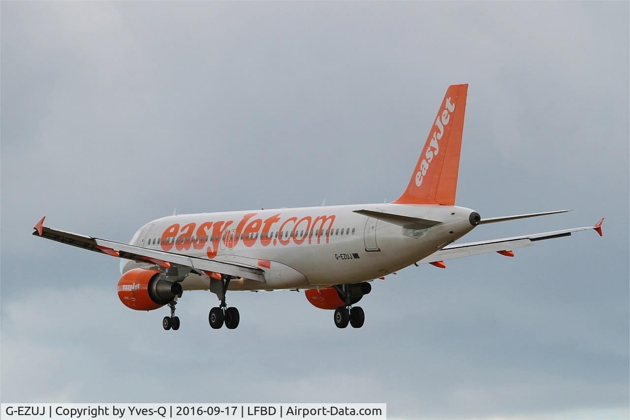 G-EZUJ, 2011 Airbus A320-214 C/N 4740, Airbus A320-214, On final rwy 29, Bordeaux Mérignac airport (LFBD-BOD)