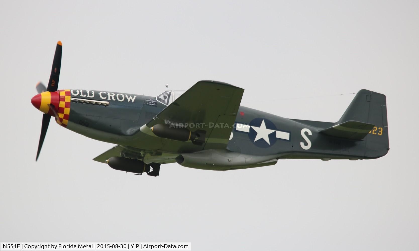 N551E, 1943 North American P-51B-1NA Mustang C/N 102-24700, Old Crow