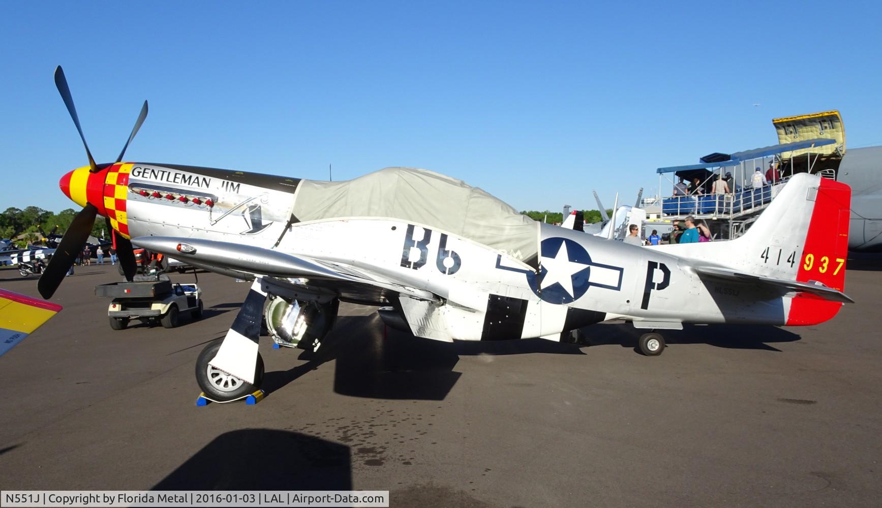 N551J, 1957 North American P-51D Mustang C/N 44-74230, Gentleman Jim