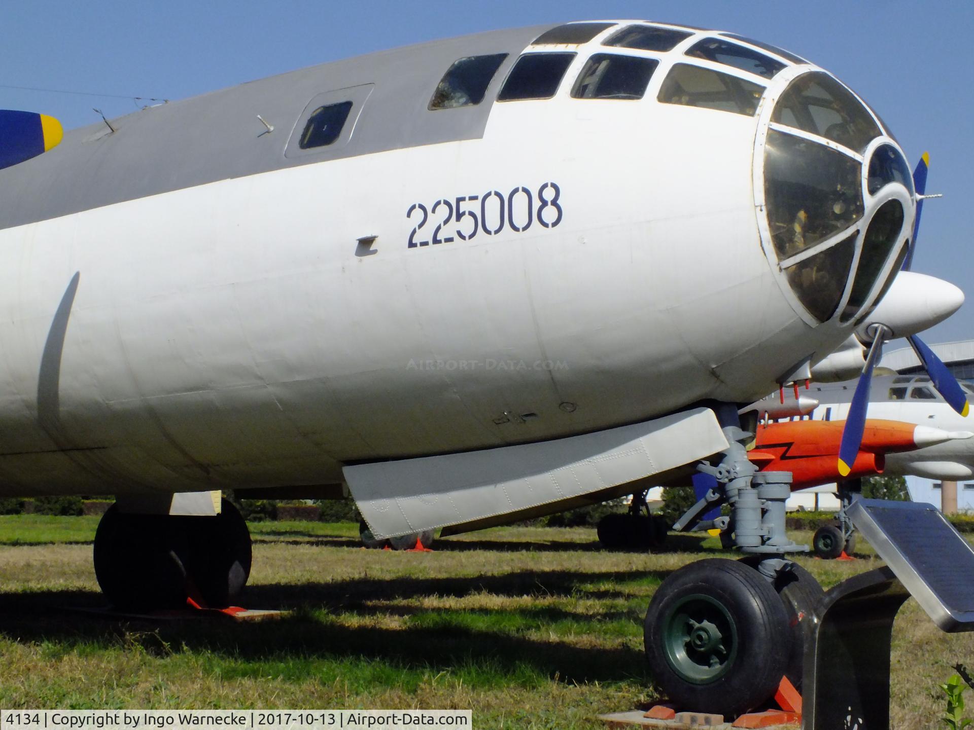 4134, Tupolev Tu-4 C/N 225008, Tupolev Tu-4 BULL (re-engined with WJ-6 turboprops) as an experimental carrier for Chang Hong 1 (WZ-5) reconnaissance drones (reverse-engineered Ryan AMQ-34N Firebird) at the China Aviation Museum Datangshan