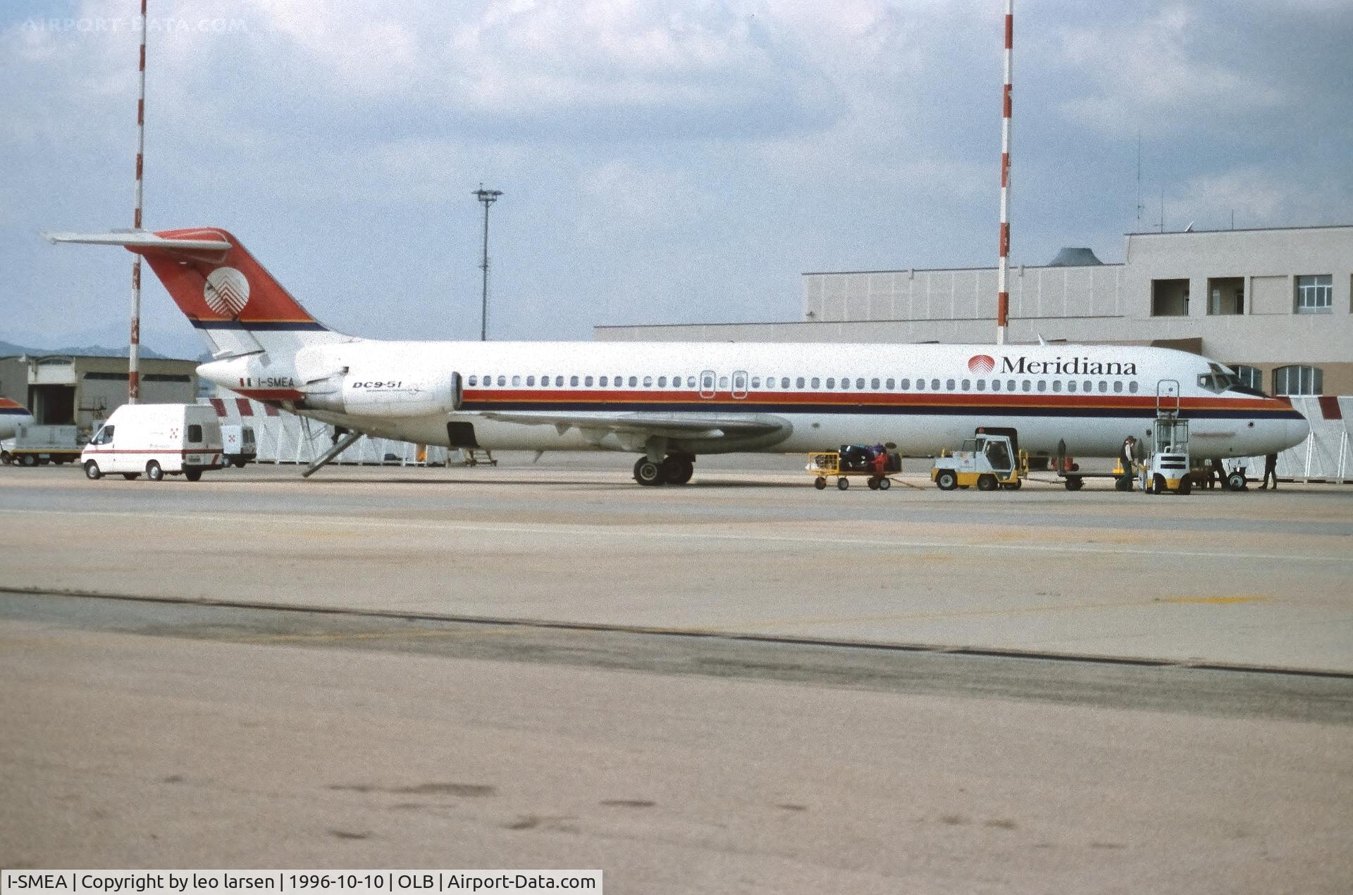 I-SMEA, 1976 Douglas DC-9-51 C/N 47713, Olbia 10.10.1996