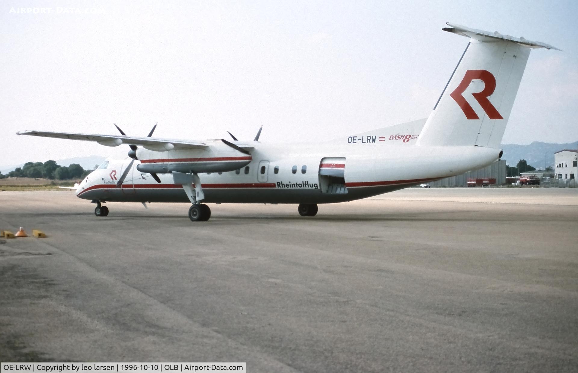 OE-LRW, De Havilland Canada DHC-8-311 Dash 8 C/N 307, Olbia  10.10.1996