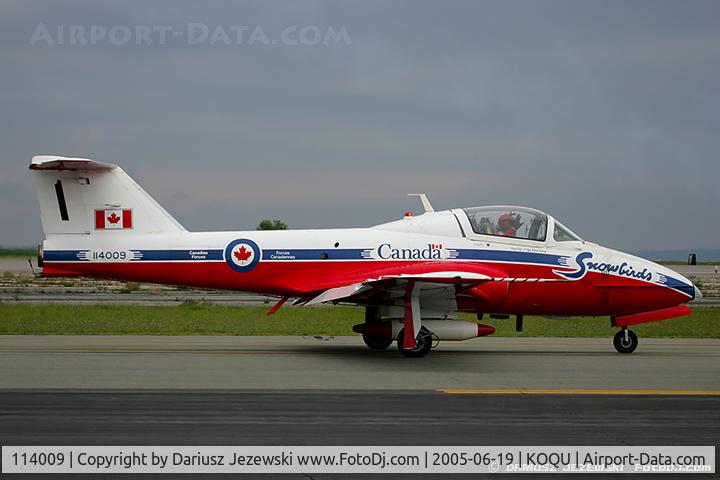 114009, Canadair CT-114 Tutor C/N 1009, CAF CT-114 Tutor 114009 C/N 1009 from Snowbirds Demo Team 15 Wing CFB Moose Jaw, SK