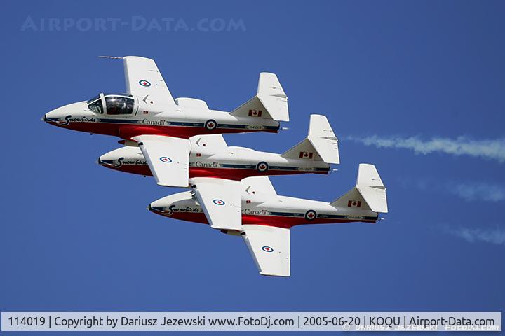 114019, Canadair CT-114 Tutor C/N 1019, CAF CT-114 Tutor 114019 C/N 1019 from Snowbirds Demo Team 15 Wing CFB Moose Jaw, SK