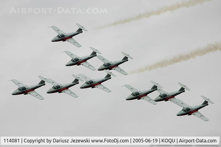 114081, Canadair CT-114 Tutor C/N 1081, CAF CT-114 Tutor 114081 C/N 1081 from Snowbirds Demo Team 15 Wing CFB Moose Jaw, SK
