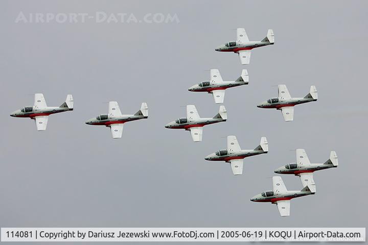 114081, Canadair CT-114 Tutor C/N 1081, CAF CT-114 Tutor 114081 C/N 1081 from Snowbirds Demo Team 15 Wing CFB Moose Jaw, SK
