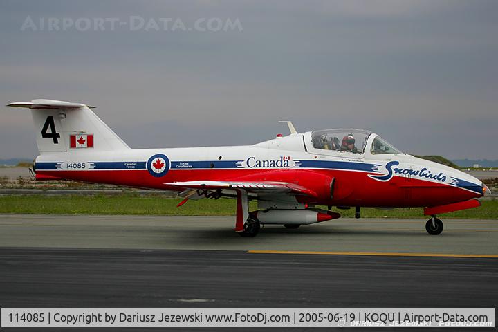 114085, Canadair CT-114 Tutor C/N 1085, CAF CT-114 Tutor 114085 C/N 1085 from Snowbirds Demo Team 15 Wing CFB Moose Jaw, SK