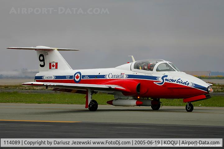 114089, Canadair CT-114 Tutor C/N 1089, CAF CT-114 Tutor 114089 C/N 1089 from Snowbirds Demo Team 15 Wing CFB Moose Jaw, SK