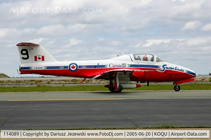 114089, Canadair CT-114 Tutor C/N 1089, CAF CT-114 Tutor 114089 C/N 1089 from Snowbirds Demo Team 15 Wing CFB Moose Jaw, SK