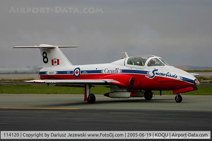 114120, Canadair CT-114 Tutor C/N 1120, CAF CT-114 Tutor 114120 C/N 1120 from Snowbirds Demo Team 15 Wing CFB Moose Jaw, SK