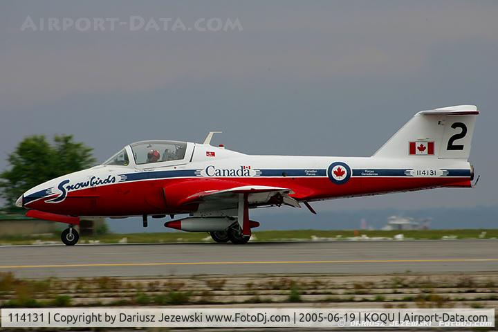 114131, Canadair CT-114 Tutor C/N 1131, CAF CT-114 Tutor 114131 C/N 1131 from Snowbirds Demo Team 15 Wing CFB Moose Jaw, SK