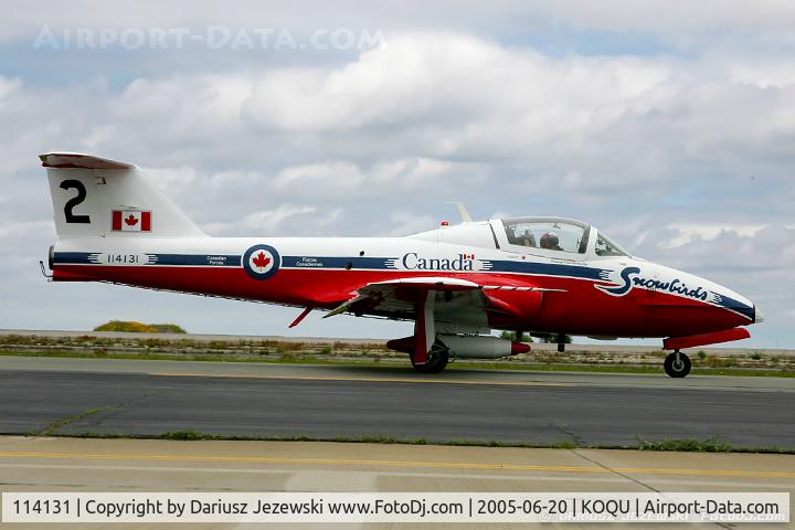 114131, Canadair CT-114 Tutor C/N 1131, CAF CT-114 Tutor 114131 C/N 1131 from Snowbirds Demo Team 15 Wing CFB Moose Jaw, SK