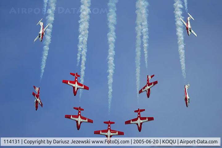 114131, Canadair CT-114 Tutor C/N 1131, CAF CT-114 Tutor 114131 C/N 1131 from Snowbirds Demo Team 15 Wing CFB Moose Jaw, SK