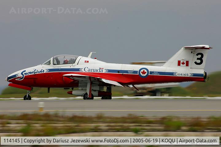 114145, Canadair CT-114 Tutor C/N 1145, CAF CT-114 Tutor 114145  C/N 1145 from Snowbirds Demo Team 15 Wing CFB Moose Jaw, SK
