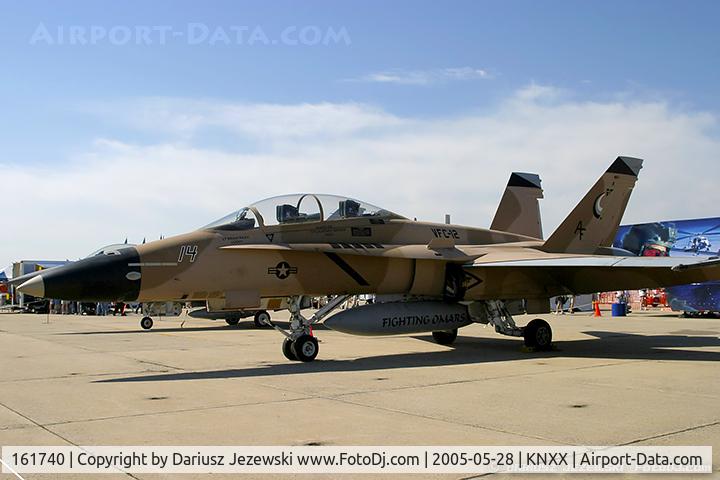 161740, McDonnell Douglas F/A-18B Hornet C/N 0095, F/A-18B Hornet 161740 AF-14 from VFC-12 