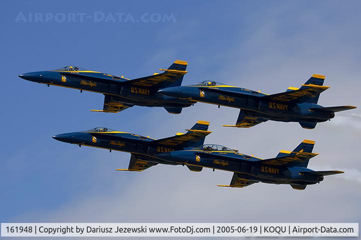 161948, McDonnell Douglas F/A-18A Hornet C/N 0157, F/A-18A Hornet 161948 C/N 0157 from Blue Angels Demo Team  NAS Pensacola, FL