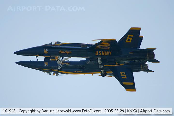 161963, McDonnell Douglas F/A-18A Hornet C/N 0178, F/A-18A Hornet 161963 C/N 0178 from Blue Angels Demo Team  NAS Pensacola, FL