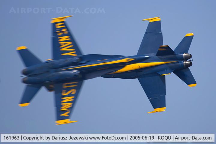 161963, McDonnell Douglas F/A-18A Hornet C/N 0178, F/A-18A Hornet 161963 C/N 0178 from Blue Angels Demo Team  NAS Pensacola, FL