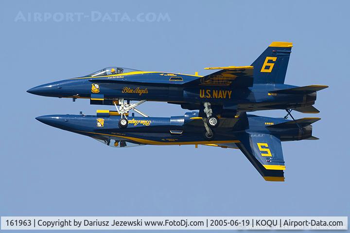 161963, McDonnell Douglas F/A-18A Hornet C/N 0178, F/A-18A Hornet 161963 C/N 0178 from Blue Angels Demo Team  NAS Pensacola, FL