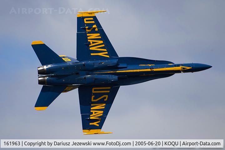 161963, McDonnell Douglas F/A-18A Hornet C/N 0178, F/A-18A Hornet 161963 C/N 0178 from Blue Angels Demo Team  NAS Pensacola, FL