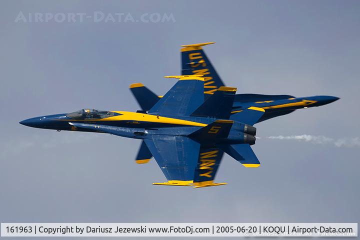 161963, McDonnell Douglas F/A-18A Hornet C/N 0178, F/A-18A Hornet 161963 C/N 0178 from Blue Angels Demo Team  NAS Pensacola, FL