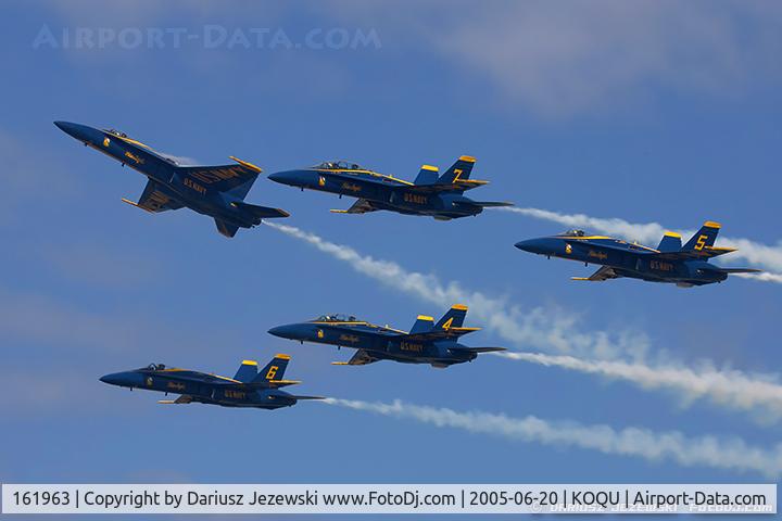 161963, McDonnell Douglas F/A-18A Hornet C/N 0178, F/A-18A Hornet 161963 C/N 0178 from Blue Angels Demo Team  NAS Pensacola, FL