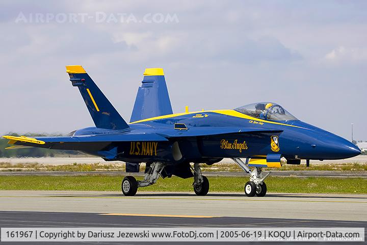 161967, McDonnell Douglas F/A-18A Hornet C/N 0183/A144, F/A-18A Hornet 161967 C/N 0183 from Blue Angels Demo Team  NAS Pensacola, FL