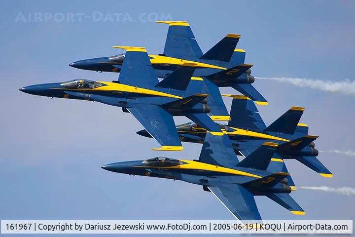 161967, McDonnell Douglas F/A-18A Hornet C/N 0183/A144, F/A-18A Hornet 161967 C/N 0183 from Blue Angels Demo Team  NAS Pensacola, FL