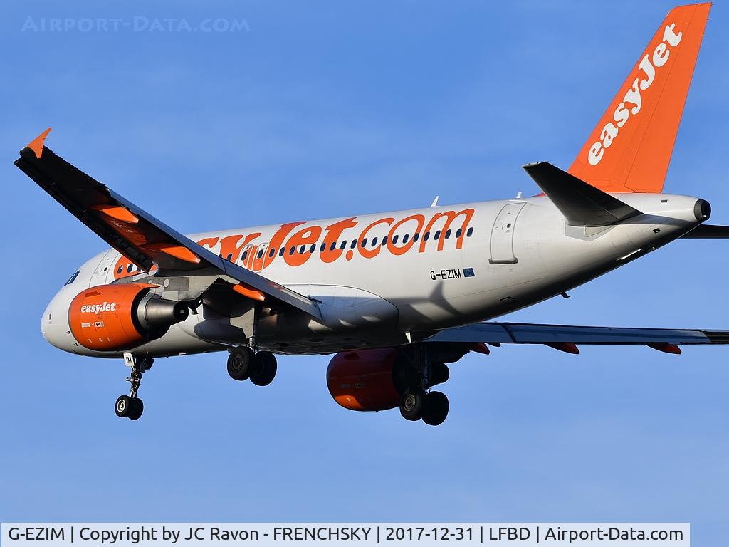 G-EZIM, 2005 Airbus A319-111 C/N 2495, U24301 from Lyon