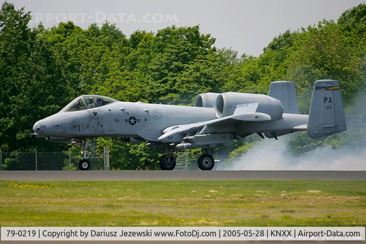 79-0219, 1979 Fairchild Republic A-10A Thunderbolt II C/N A10-0483, A-10C Thunderbolt II 79-0219 PA from 103rd FS 