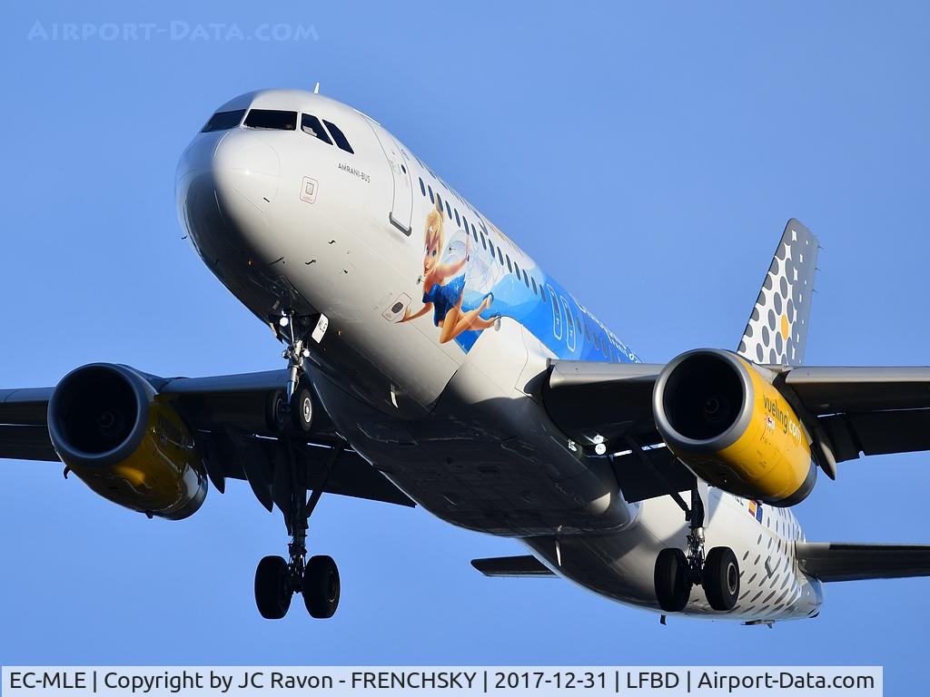 EC-MLE, 2016 Airbus A320-232 C/N 7109, Vueling (25 years Disneyland Livery) VY2915 from Barcelona (BCN)