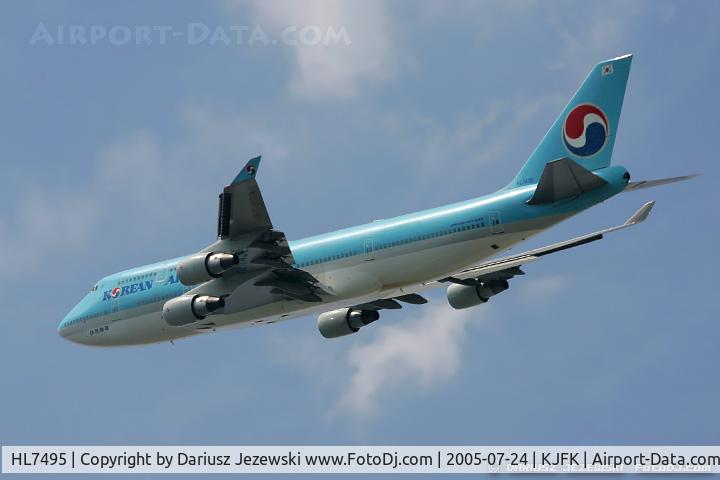 HL7495, Boeing 747-4B5 C/N 28096, Boeing 747-4B5 - Korean Air  C/N 28096, HL7495