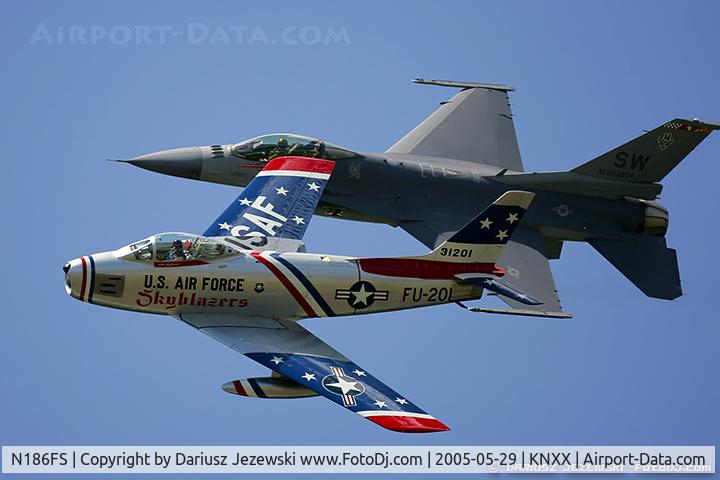 N186FS, 1956 Canadair CL-13B Sabre 6 C/N 1461, Canadair F-86E Mk.VI Sabre  C/N 1461 - Ed Shipley, N186FS