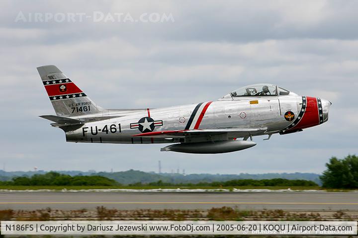 N186FS, 1956 Canadair CL-13B Sabre 6 C/N 1461, Canadair F-86E Mk.VI Sabre  C/N 1461 - Ed Shipley, N186FS