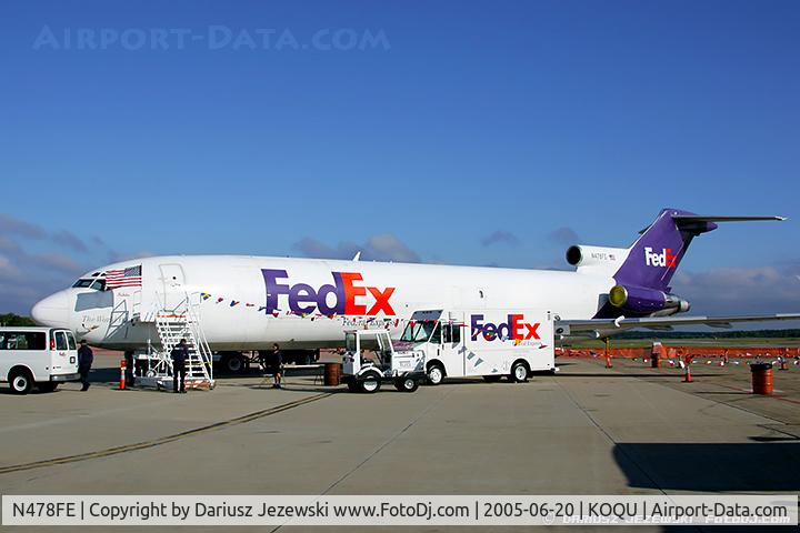 N478FE, 1977 Boeing 727-227F C/N 21395, Boeing 727-227/Adv(F) - FedEx - Federal Express  C/N 21395, N478FE