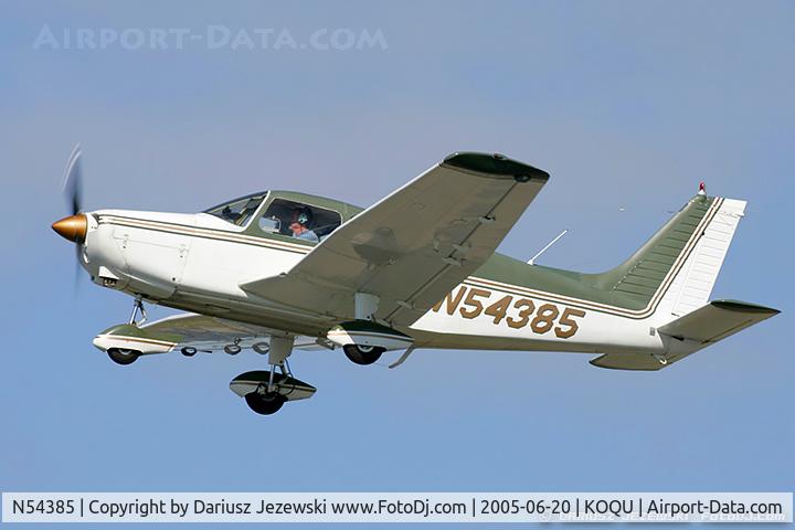 N54385, 1973 Piper PA-28-151 C/N 28-7415063, Piper PA-28-151 Cherokee Warrior  C/N 28-7415063, N54385