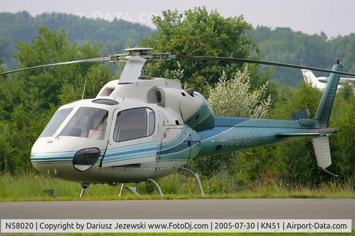 N58020, Aerospatiale AS-355F-1 Ecureuil 2 C/N 5227, Aerospatiale AS-355F1 Ecureuil 2  C/N 5227, N58020