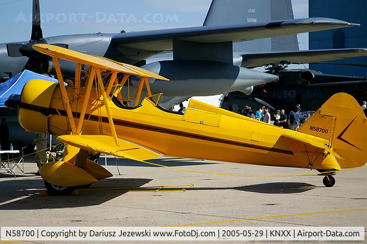 N58700, 1942 Boeing A75N1(PT17) C/N 75-3908, Boeing A75N1(PT17) Stearman  C/N 75-3908, N58700