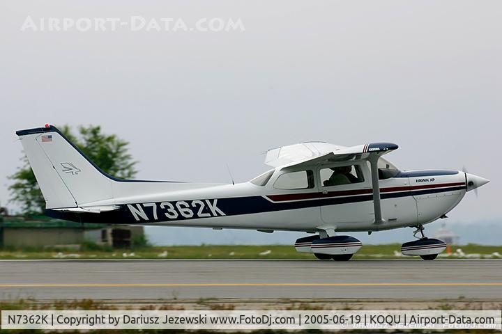N7362K, 1976 Cessna R172K Hawk XP C/N R1722064, Cessna R172K Hawk XP  C/N R1722064, N7362K