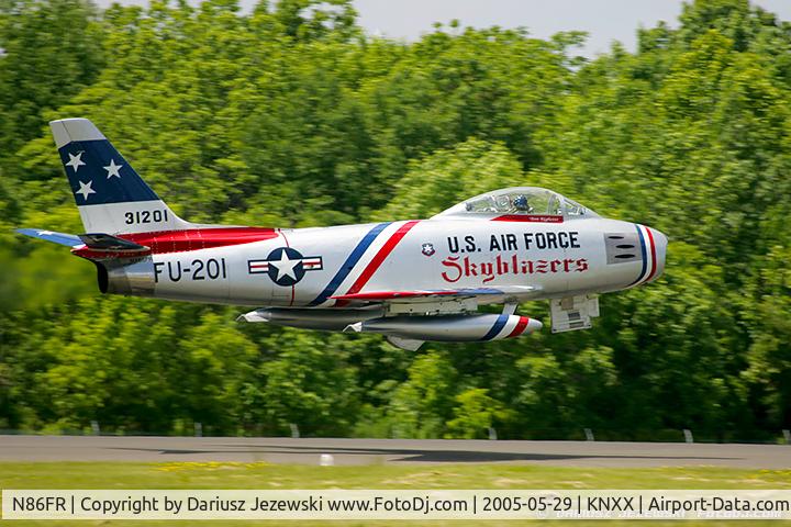 N86FR, 1952 North American F-86F Sabre C/N 191-655, North American F-86F Sabre  C/N 52-4959, NX86FR