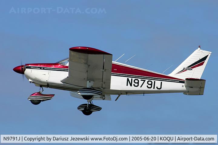 N9791J, 1967 Piper PA-28-180 C/N 28-3993, Piper PA-28-180 Cherokee  C/N 28-3993, N9791J