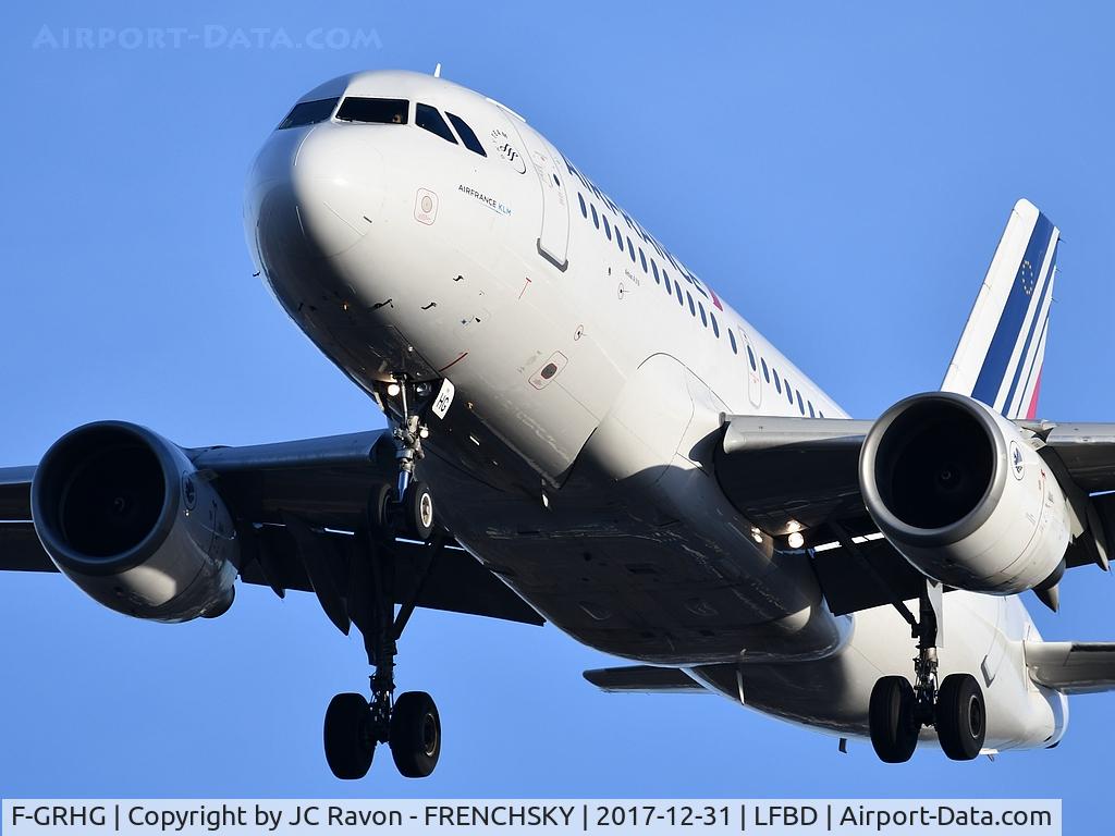 F-GRHG, 1999 Airbus A319-111 C/N 1036, AF6254 from Paris Orly