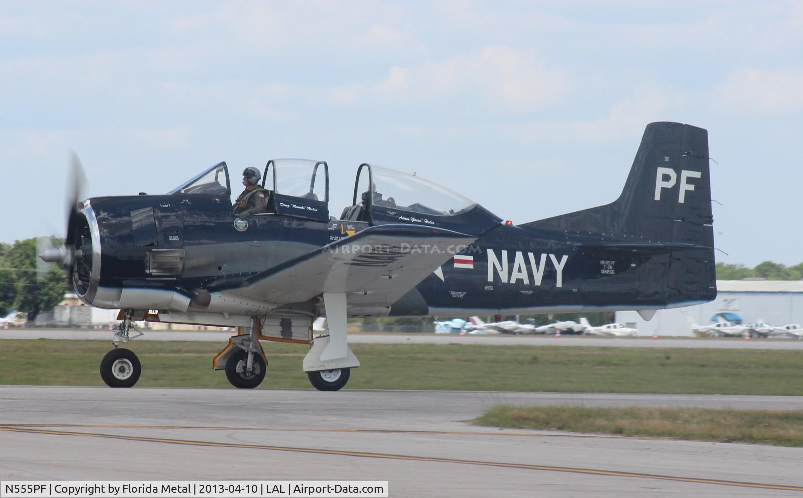N555PF, 1954 North American T-28B Trojan C/N 200-336 (138265), t-28B