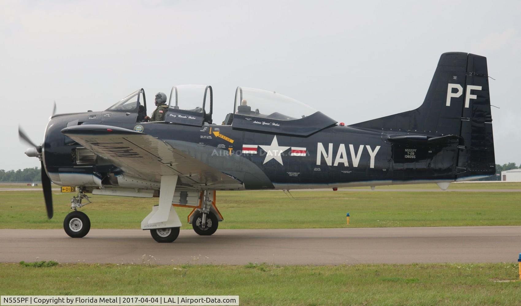 N555PF, 1954 North American T-28B Trojan C/N 200-336 (138265), T-28B