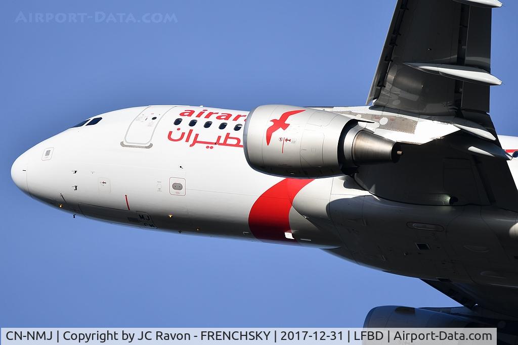 CN-NMJ, 2015 Airbus A320-214 C/N 6896, take off runway 23 Air Arabia 3O366 to FES