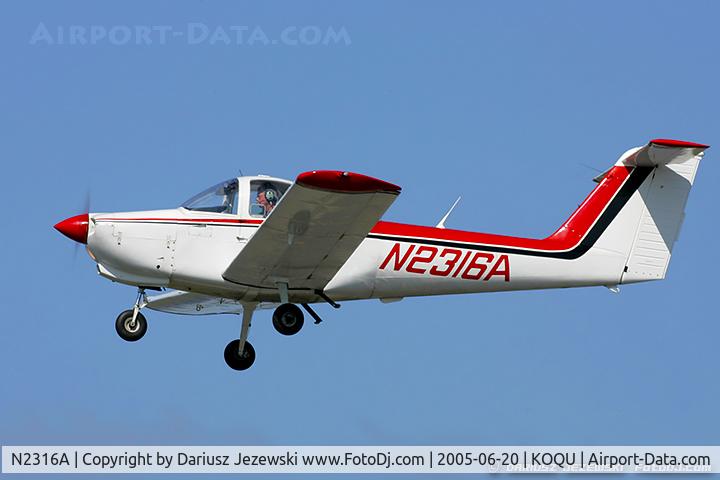 N2316A, 1978 Piper PA-38-112 Tomahawk Tomahawk C/N 38-78A0637, Piper PA-38-112 Tomahawk  C/N 38-78A0637, N2316A