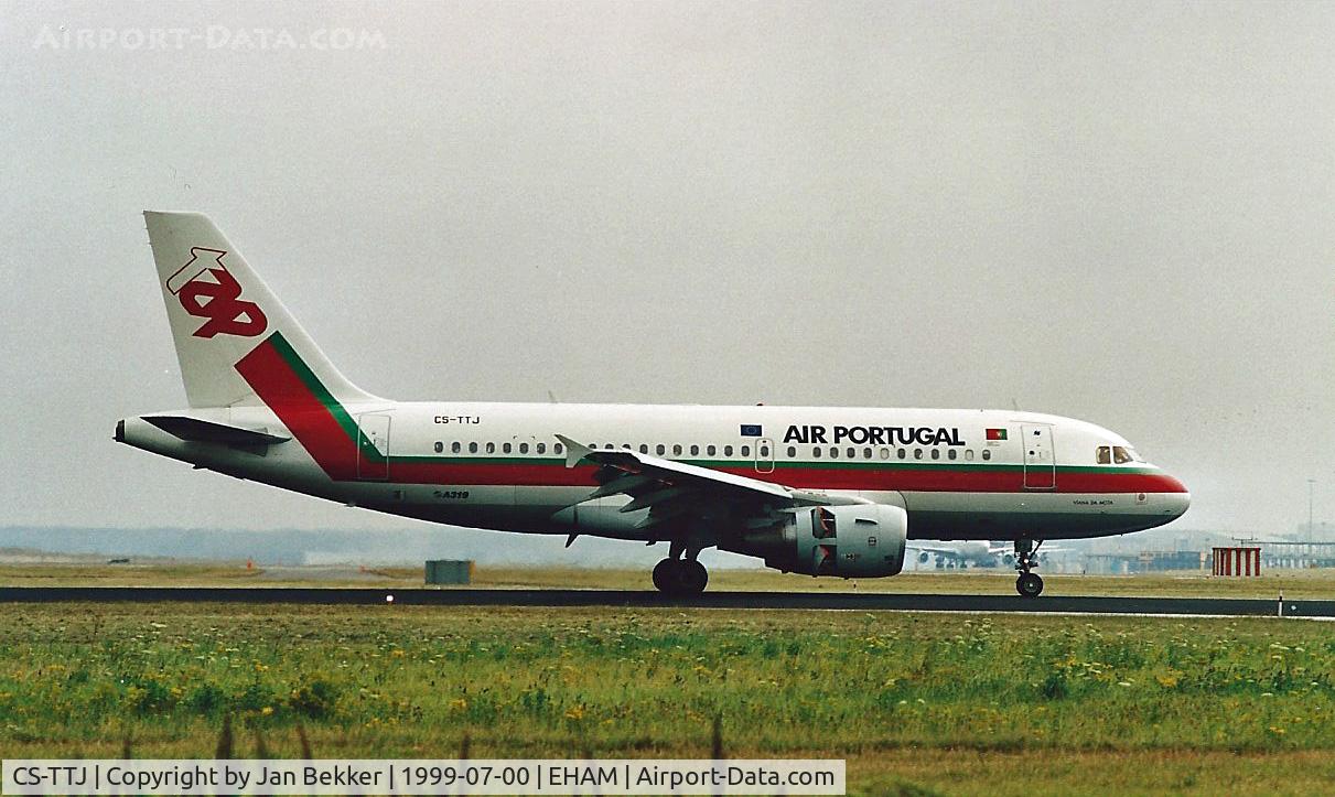 CS-TTJ, 1999 Airbus A319-111 C/N 979, Schiphol Amsterdam