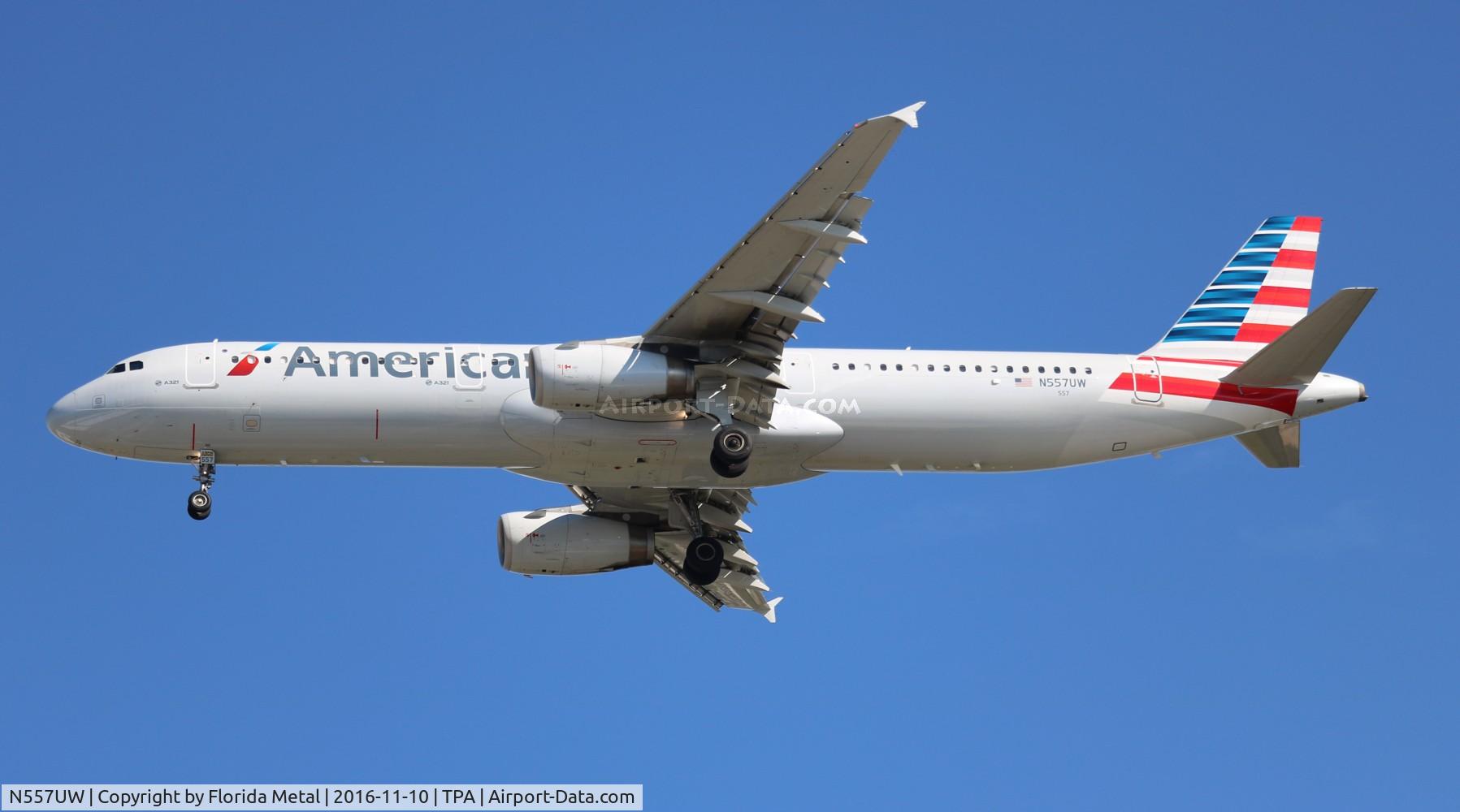 N557UW, 2012 Airbus A321-231 C/N 5269, American
