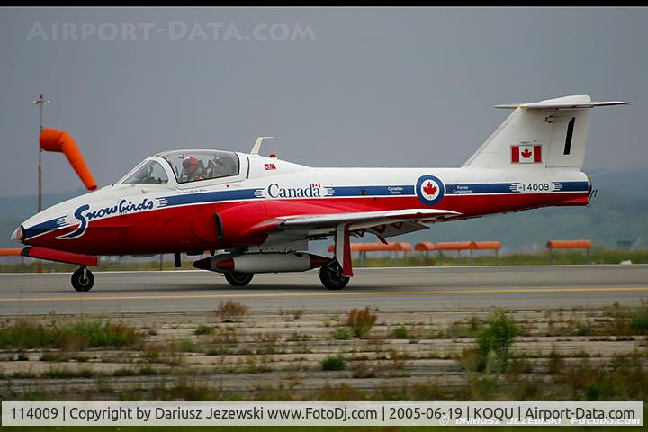 114009, Canadair CT-114 Tutor C/N 1009, CAF CT-114 Tutor 114009 C/N 1009 from Snowbirds Demo Team 15 Wing CFB Moose Jaw, SK